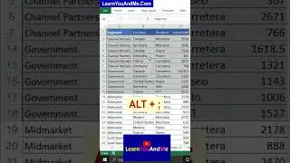 Paste visible cells only in Excel | Copy Paste visible rows only in Excel  #excelshorts