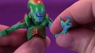 Hiya Toys AVP Thermal Vision Alien Warrior Exquisite Mini Previews Exclusive@TheReviewSpot