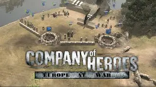 Company of Heroes Saving Private Ryan 1vs2 Expert [Europe At War mod]