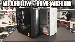 No Airflow / Some Airflow - Coolermaster MB520 Mesh and Tempered Glass Case Reviews