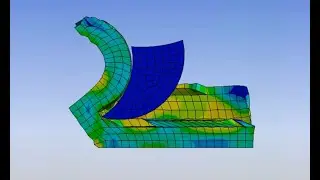 Explicit Dynamics Simulation of Cutting Process using Ansys Workbench || Finite Element Analysis