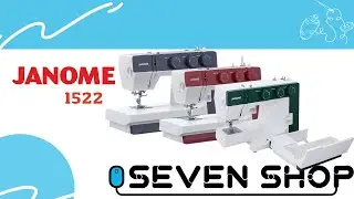 Обзор на швейные машины Janome 1522 🧵Пришиваем пуговицу и делаем петлю на швейной машине 🧵