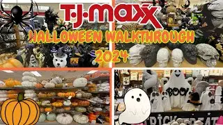 TJ MAXX HALLOWEEN WALKTHROUGH 2024 #halloweendecor2024 #tjmaxx #halloween #walkthrough