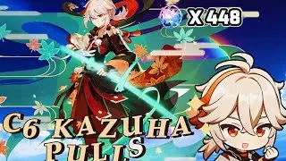 I SPEND PRIMOS MY FAV CHARACTER KAZUHA C6 PULLS #genshinimpact #genshinimpactindonesia #gacha #xiao