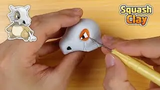 Pokémon Clay Art: Cubone Ground-type Pokémon!!