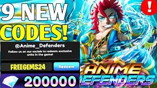 UPDATE⚡ ANIME DEFENDERS CODES IN SEPTEMBER 2024 | ROBLOX CODES SEPTEMBER 2024