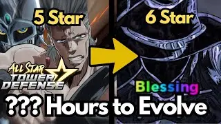 Evolving Polnareff from 5 STAR to 6 STAR | Roblox All Star Tower Defense