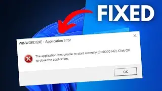 The application was unable to start correctly (0xc0000142) - FIXED