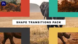 Shape Transitions Pack Premiere Pro Template