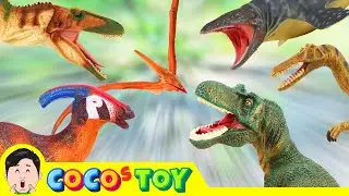 Dino family story  Full version  #1~5ㅣDinosaur cartoons for children, dinosaurs storiesㅣCoCosToy