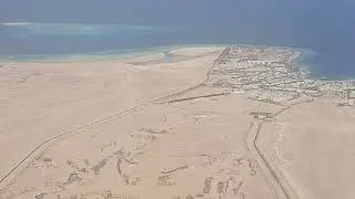 Хургада посадка 13.04.2023. Hurghada landing.