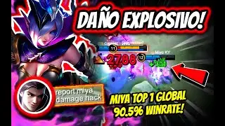 THIS IS HOW THE BEST MIYA IN THE WORLD PLAYS! MIYA TOP 1 GLOBAL 90.5% WINRATE! | MOBILE LEGENDS