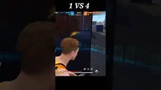 1 vs 4 destroyed in seconds 😱 MAC10 🤯#shorts #short #freefire #freefireshorts