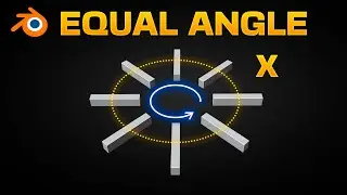 Distribute Objects with EQUAL ANGLE Rotation in Blender - Geometry Nodes