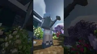 Minecraft Garden Vlog #minecraftshorts  #minecraft #buildideas