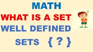 What is a set, what is set | set in mathematics | definition of set in math | online math with asad