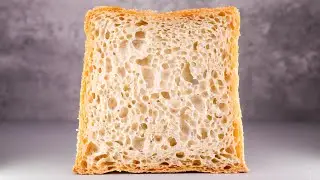 How to Make a Cold Fermented 100% Hydration Sandwich Bread (Crumpet Bread Recipe)