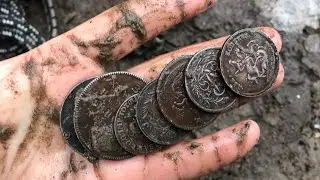 Клад Царских монет на поисковый магнит шокировали меня!!! search magnet