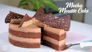 Mocha Mousse Cake. A Yummy Chocolate and Coffee Combination!