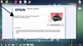 Epson L380,L220,L480,L460,L210!!! INK PAD RESET SERVICES LIFE END !!! FIX THIS PROBLEM!!!