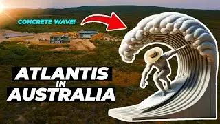 Building a Massive Waterfall Next to a Concrete Wave in Australia | Day 1-2 Journey