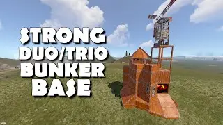 STRONG SOLO/DUO/TRIO BUNKER BASE DESIGN RUST 2024