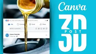 How to make a 3D Social Media Post in Canva