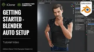 iClone 7 and CC 3 Tutorial - Getting Started with CC3 Blender Tools for Blender Auto Setup