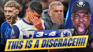 A DISGRACE 🤬 🤬 Tottenham 3-4 Chelsea EXPRESSIONS REACTS