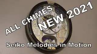 Seiko Melodies in Motion 2021 edition all chimes QXM390BRHZ