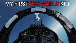 MY FIRST AIR KILL in DCS WORLD