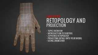 ZBrush Retopology and Projection (Full Tutorial at BadKing.com.au)