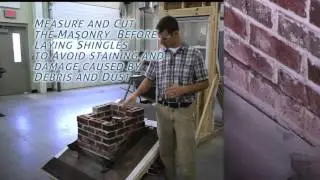 Chimney Flashing 1 Measuring