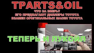 TPARTS&OIL - ЧТО ЗА ЗВЕРЬ? ЕГО ПРЕДЛАГАЮТ ДИЛЕРЫ TOYOTA ВЗАМЕН ОРИГИНАЛЬНЫХ МАСЕЛ TOYOTA + ЛУКОЙЛ