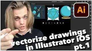 Illustrator iOS   Vectorizing Procreate Drawings Pt 1