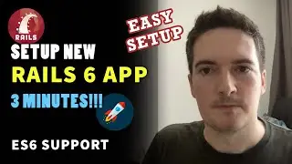 How to Setup a RAILS 6 APP in 3 minutes - RUBY ON RAILS TUTORIAL