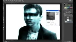 Photoshop CS6: blurry distorted style of face (tutorial)