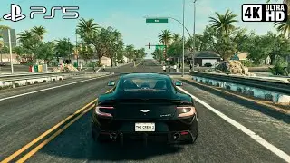 Los Angeles to Miami | Aston Martin Vanquish | The Crew 2 Gameplay (PS5 4K 60FPS)