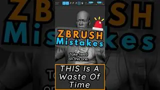 #ZBrush Mistakes #sculpting #maya #blender #clothing #ZRemesh #subdivisions #dyanmesh #resolution