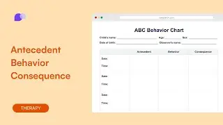 ABC Behavior Chart