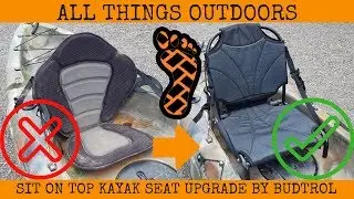 Sit On Top Kayak Adjustable Universal Seat Upgrade By Budtrol