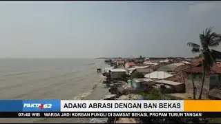 Adang Abrasi Dengan Ban Bekas Di Kab  Karawang, Jawa Barat - Fakta +62