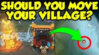 SHOULD YOU MOVE YOUR VILLAGE IN LEGO FORTNITE? Lego Fortnite Tips and Tricks!