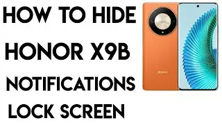 How to Hide Notifications on Honor X9b (Complete Guide) #honorx9b