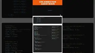 CSS Music Waves Loading Animation #htmlcss #css #html #coding