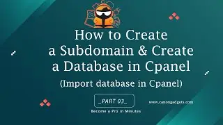 How to Create a Subdomain & Create a  Database in Cpanel (Connect to a Database Using PHP in Cpanel)