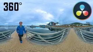 360 Camera Freeze-Frame-Reframe Effect in DaVinci Resolve (e.g. Insta360 X4)