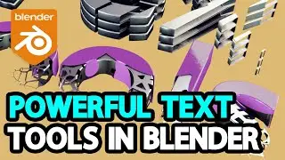 New Blender Addon to Create Beautiful Texts | Texttools