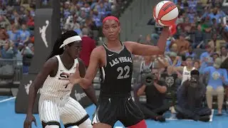 Las Vegas Aces vs Chicago Sky - WNBA Today 8/25/24 Full Game Highlights (NBA 2K24 Sim)