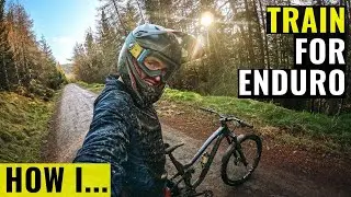 TRAINING FOR EWS & ENDURO MTB RACES (A DAY OF GYM + RIDING)